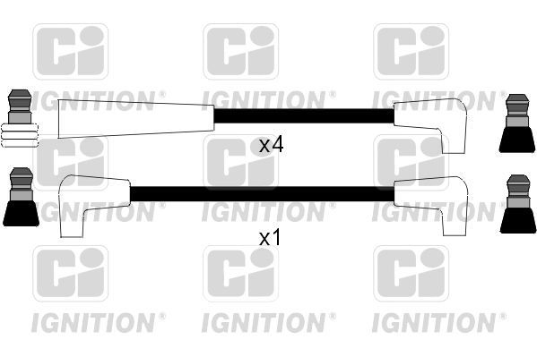 QUINTON HAZELL Комплект проводов зажигания XC743